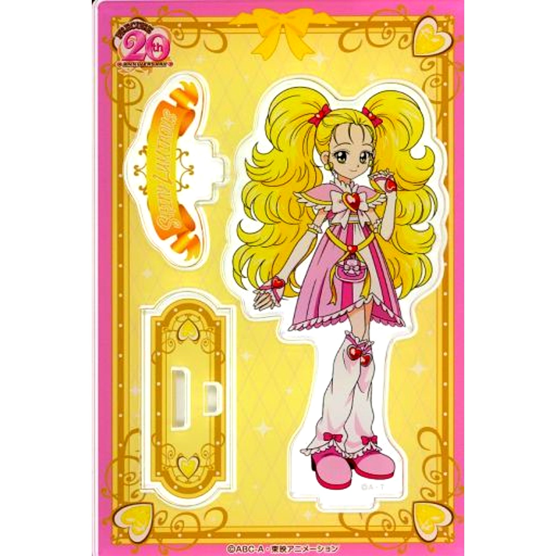 Shiny Luminous Acrylic Stand Precure 20th Anniversary Lawson Limited [USED]