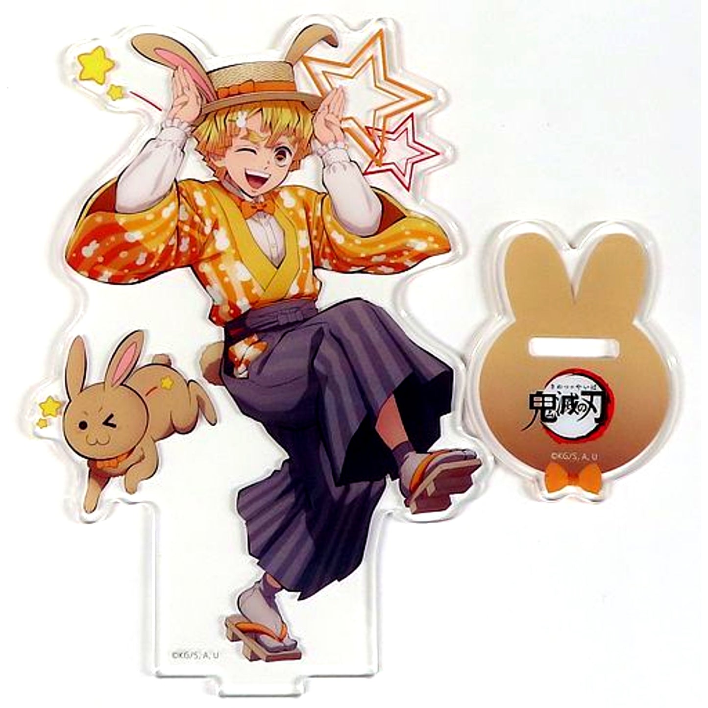 Zenitsu Agatsuma Demon Slayer: Kimetsu no Yaiba Year of the Rabbit Random Acrylic Stand Animate Girls Festival 2023 Goods [USED]