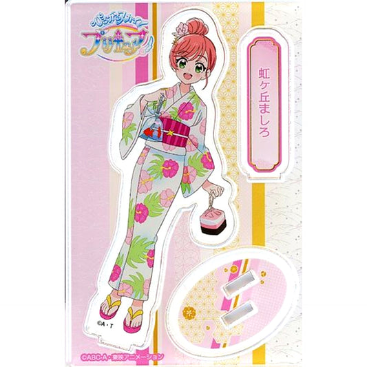Mashiro Nijigaoka Mini Acrylic Stand Yukata Ver. Soaring Sky! Pretty Cure TV Asahi Exclusive [USED]
