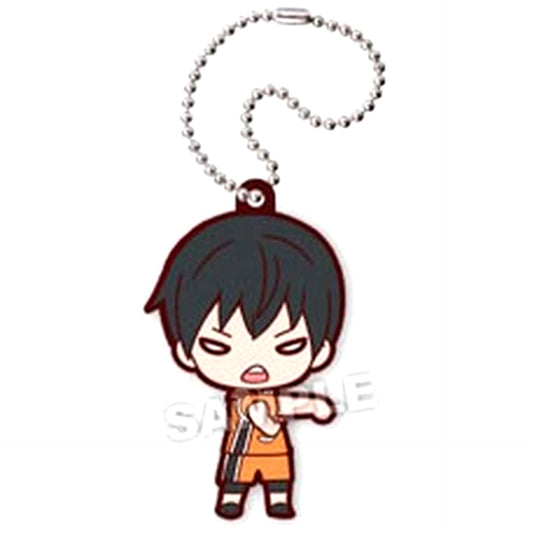 Tobio Kageyama Haikyu!! Nitotan Karasuno VS Nekoma Rubber Mascot [USED]