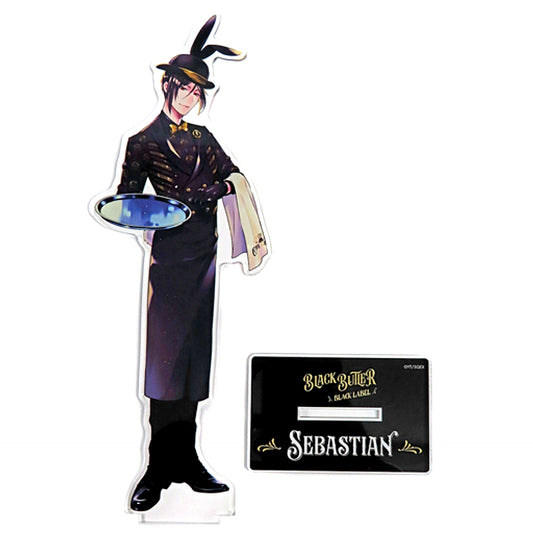 Sebastian Michaelis Big Acrylic Stand Cafe and Shop Edition Black Butler Black Label Bitter Rabbit Cafe and Shop [USED]