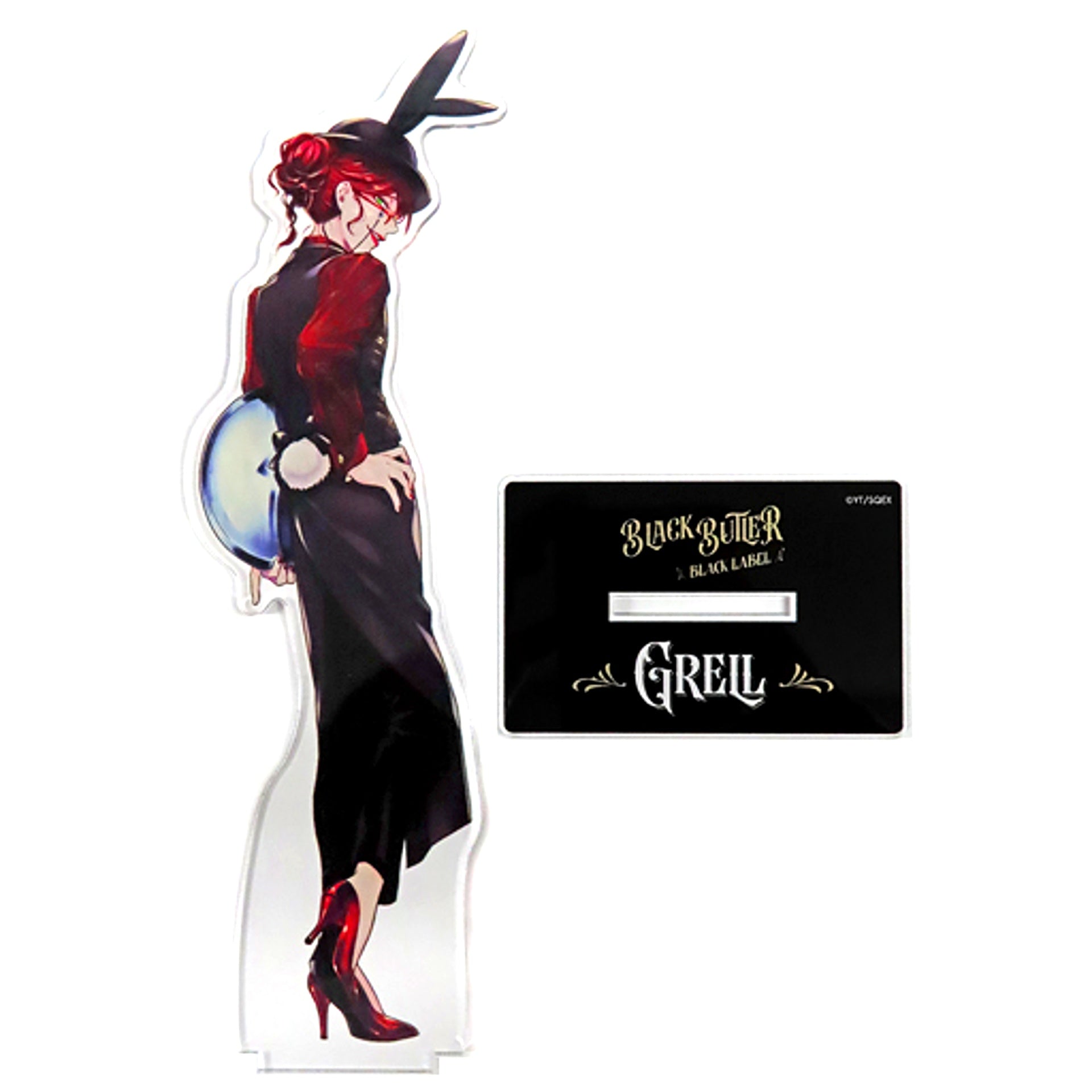 Grell Sutcliff Big Acrylic Stand Cafe & Shop Edition Black Butler Black Label Bitter Rabbit Cafe and Shop [USED]