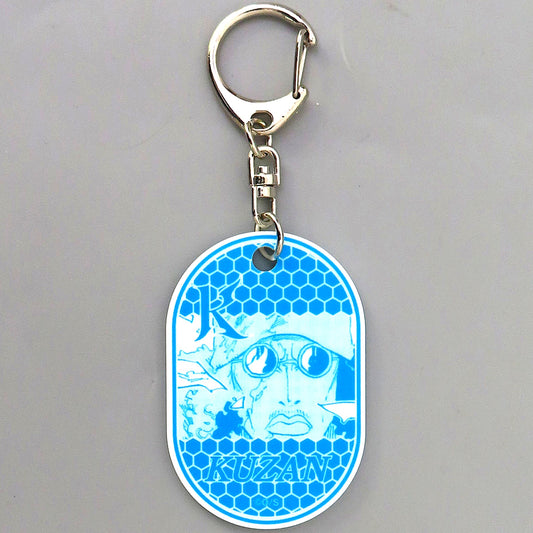 K. Kuzan Aokiji One Piece 26th Anniversary Acrylic Initial Keychain Set B [USED]