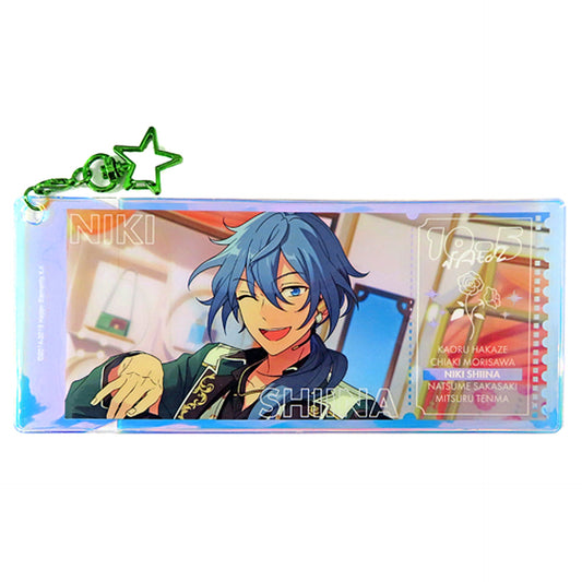 Niki Shiina Ensemble Stars!! Memorial Aurora Ticket Charm -SHUFFLE- [USED]