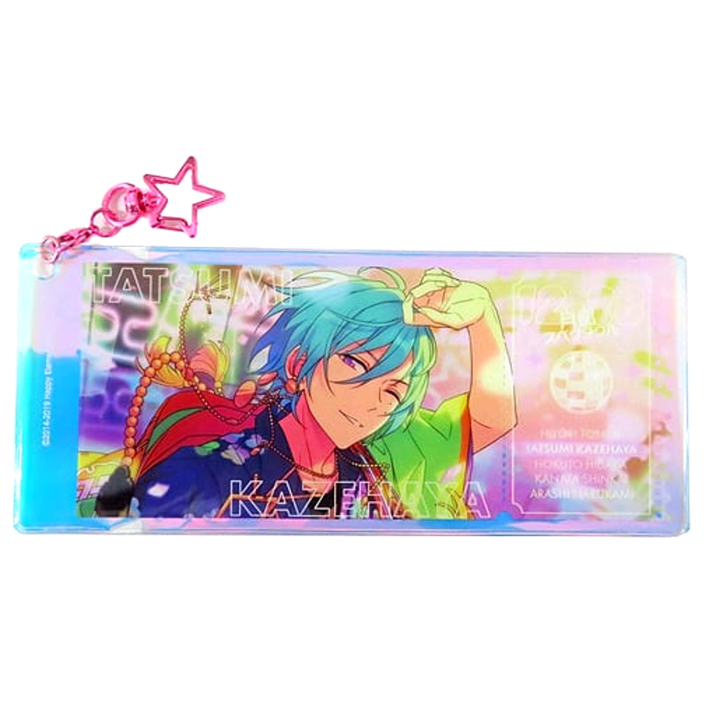 Tatsumi Kazehaya Ensemble Stars!! Memorial Aurora Ticket Charm -SHUFFLE- [USED]
