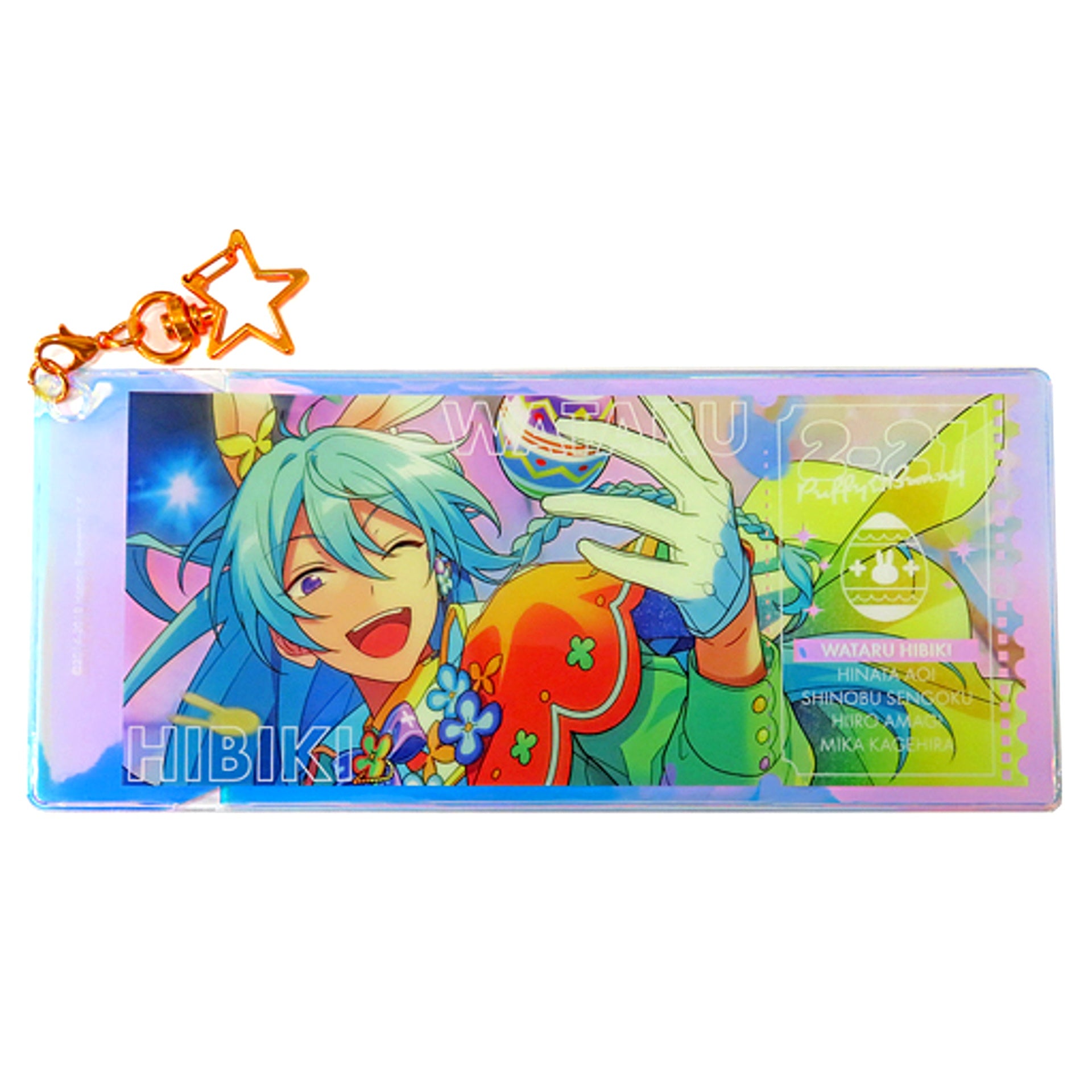 Wataru Hibiki Ensemble Stars!! Memorial Aurora Ticket Charm SHUFFLE [USED]