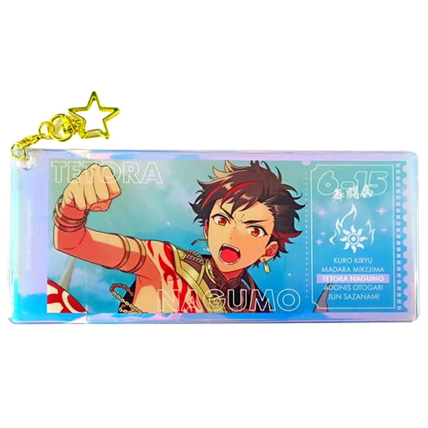 Tetora Nagumo Ensemble Stars!! Memorial Aurora Ticket Charm -SHUFFLE- [USED]
