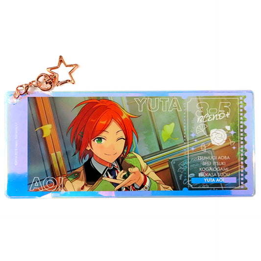 Yuta Aoi Ensemble Stars!! Memorial Aurora Ticket Charm -SHUFFLE- [USED]