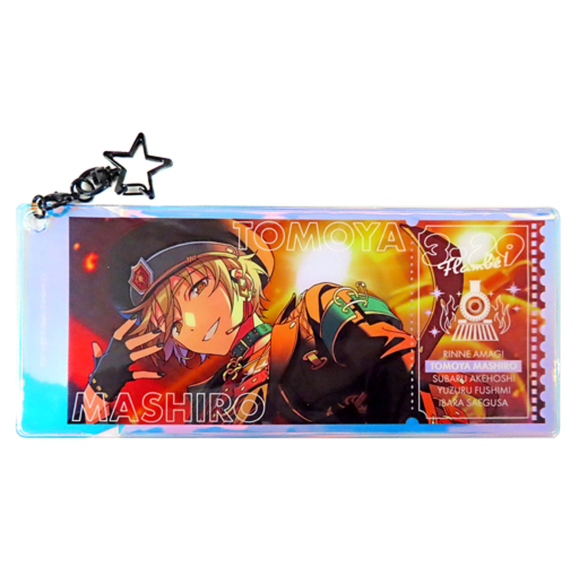 Tomoya Mashiro Ensemble Stars!! Memorial Aurora Ticket Charm -SHUFFLE- [USED]