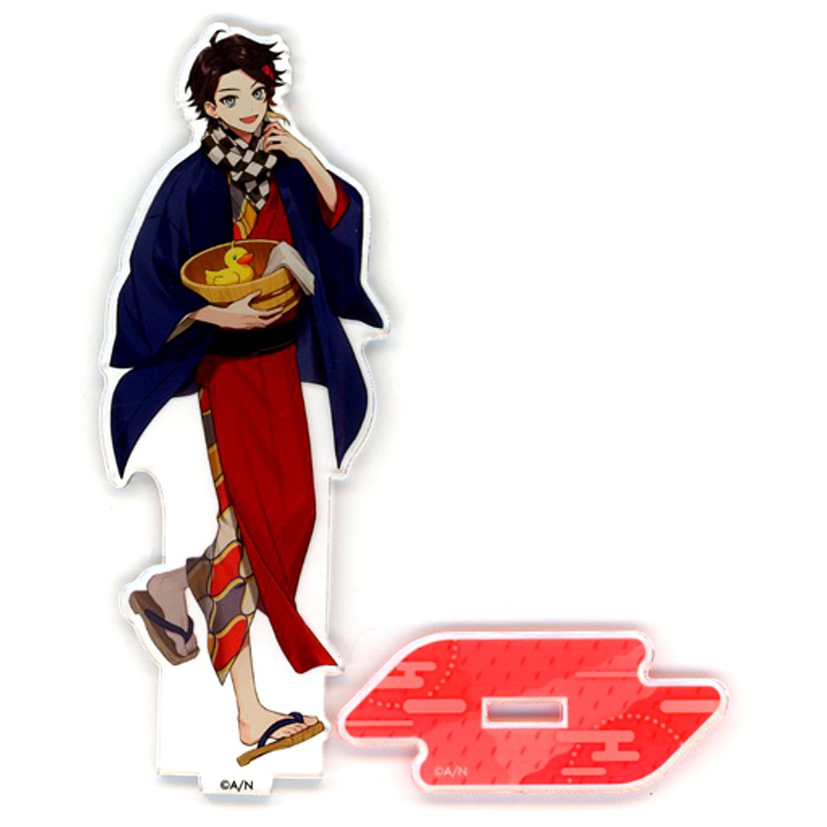 Saegusa Akina Virtual YouTuber Nijisanji Life Size Acrylic Stand NIJISANJI x Gokurakuyu RAKU SPA Totonou NIJISANJI [USED]