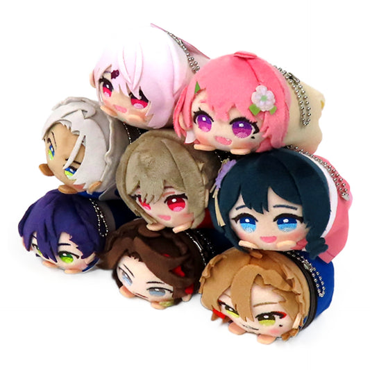 Akina Saegusa, etc. Vtuber Nijisanji Mochikororin Plush Mascot Gokurakuyu Raku Spa Limited All 8 Types Set Plush Toys [USED]