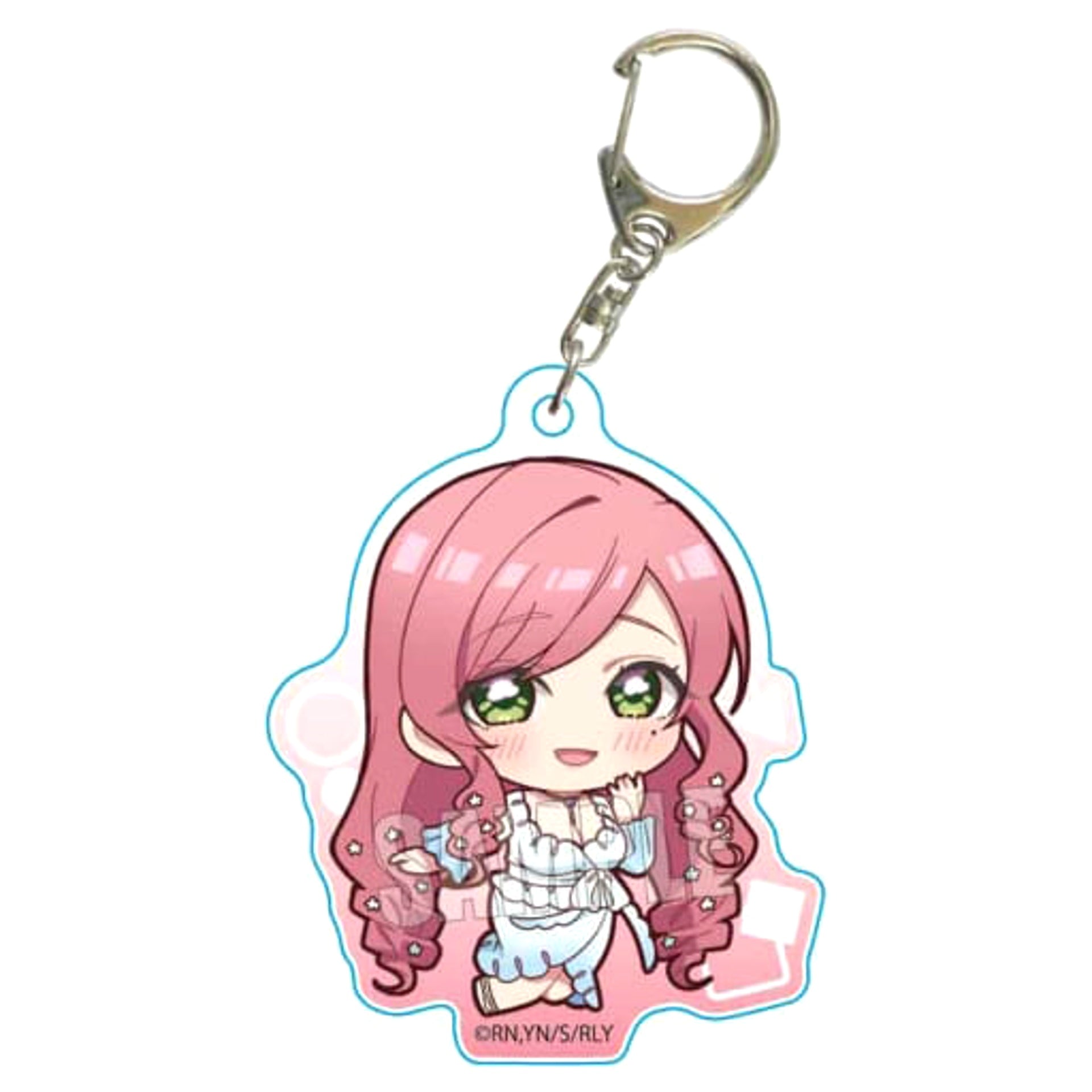 The 100 Girlfriends Who Really, Really, Really, Really, Really Love You Hahari Hanazono A Pukasshu Acrylic Keychain Keychains [USED]