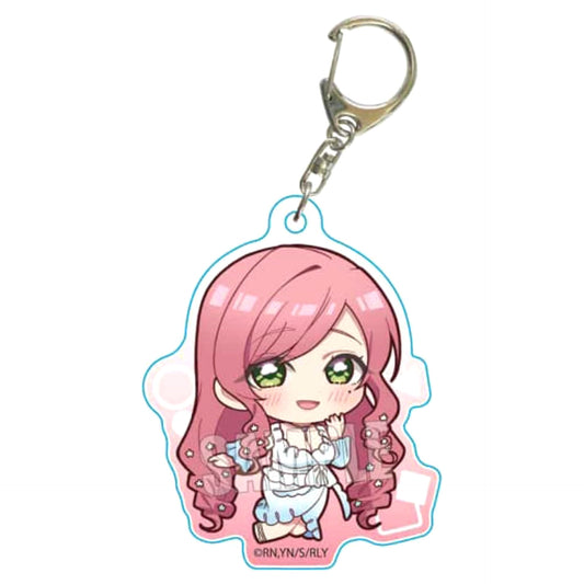 The 100 Girlfriends Who Really, Really, Really, Really, Really Love You Hahari Hanazono A Pukasshu Acrylic Keychain Keychains [USED]