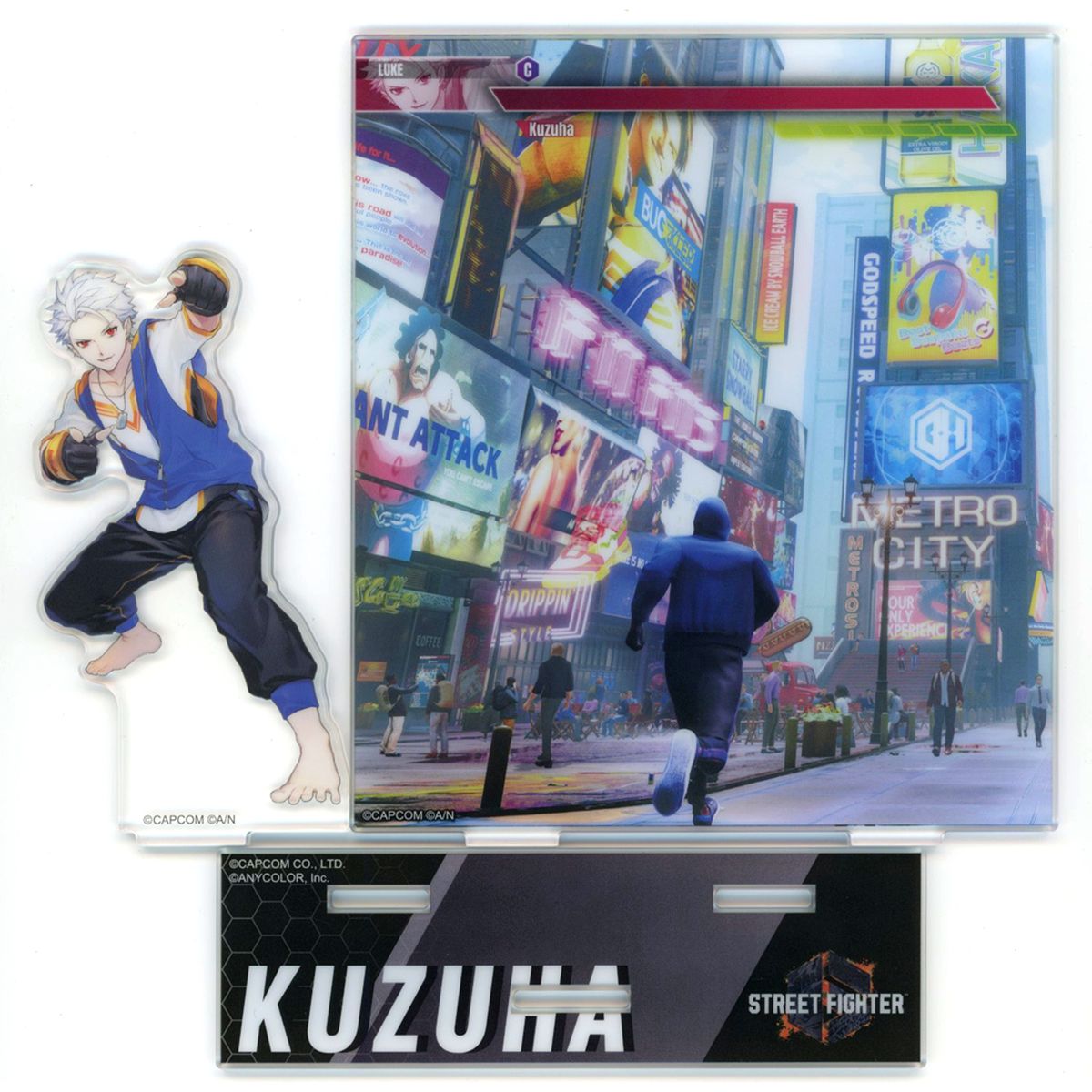 Kuzuha Diorama Acrylic Stand Capkuji Street Fighter 6 x Nijisanji Collaboration Kuji C-1 Prize [USED]