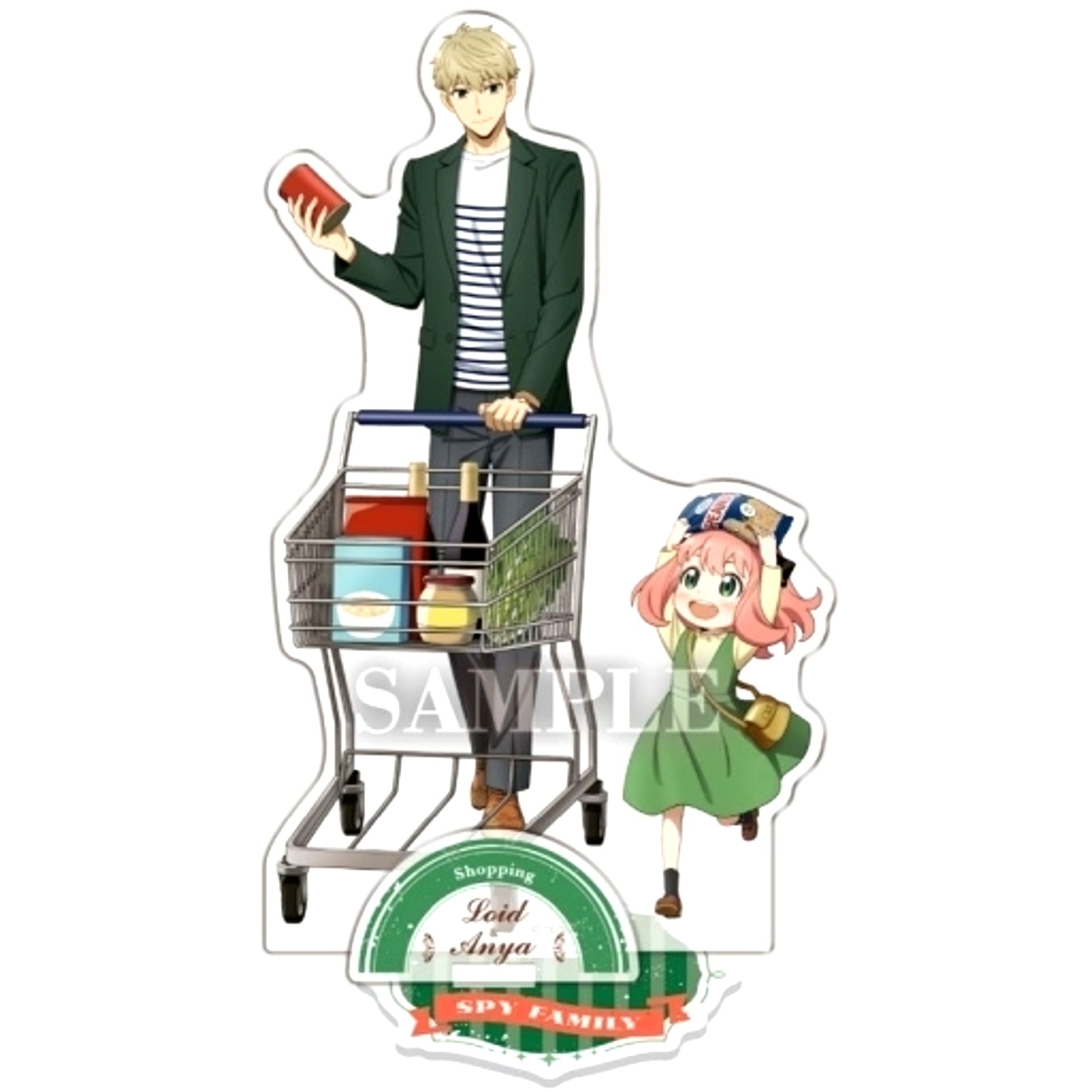 Loid & Anya Spy x Family Helper Acrylic Stand Plate [USED]