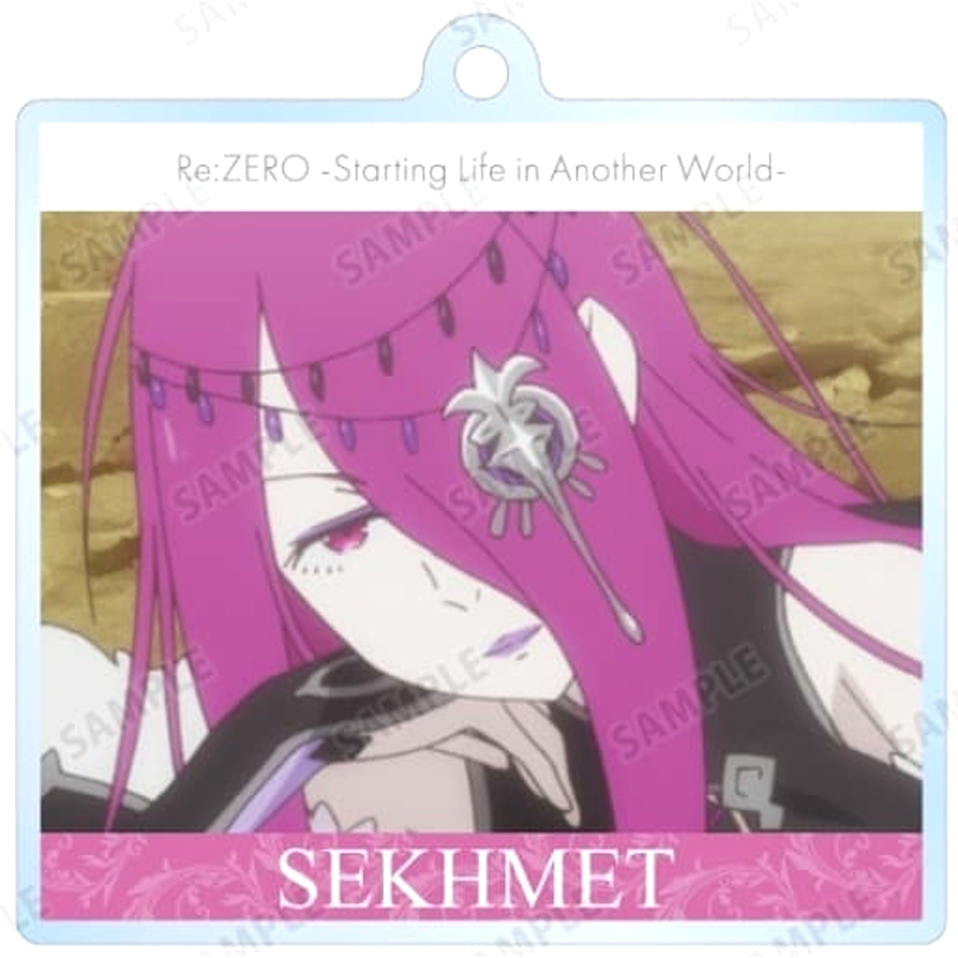 Re:ZERO -Starting Life in Another World- Sekhmet Trading Scene Acrylic Keychain Keychains [USED]