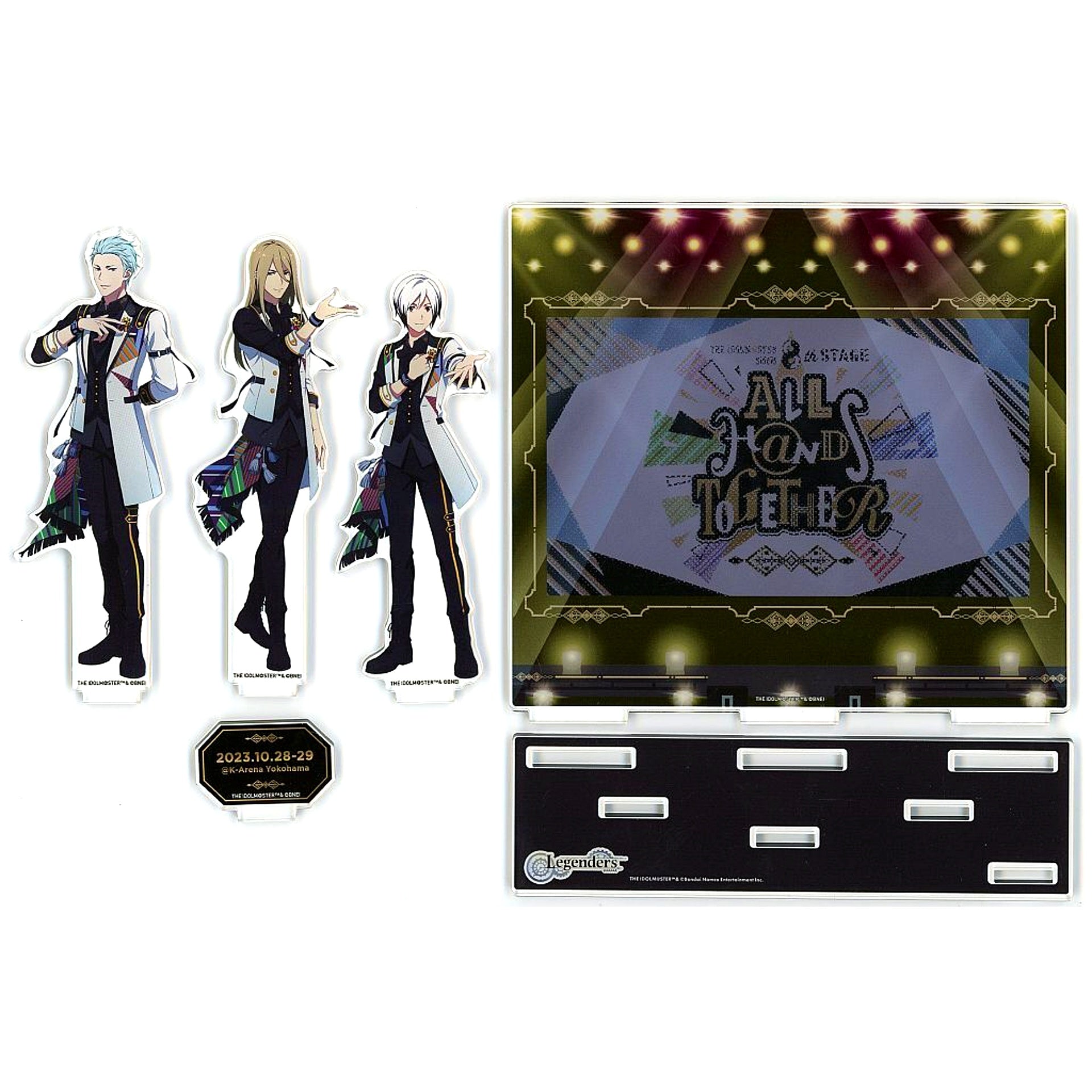 315Pro Legenders Official Acrylic Diorama The Idolmaster SideM 8th STAGE ALL HANDS TOGETHER Commemoration [USED]
