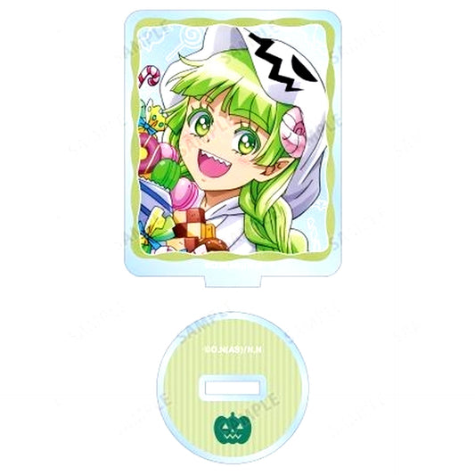 Clara Valac Face Halloween Ver. Illustration Trading Acrylic Stand Welcome to Demon School! Iruma-kun POP UP SHOP in TOWER RECORDS [USED]