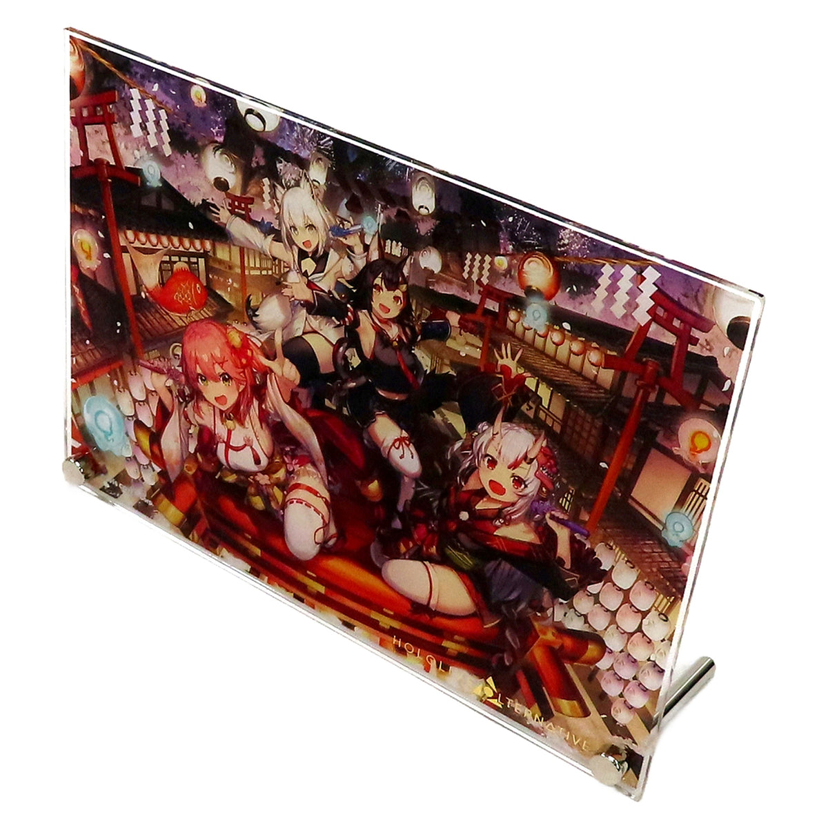 VTuber Hololive Nakiri Ayame & Others A5 Acrylic Panel Hololive Alternative PROTOLIVE#2 Yamato Fantasia - Launch Celebration Acrylic Stands [USED]