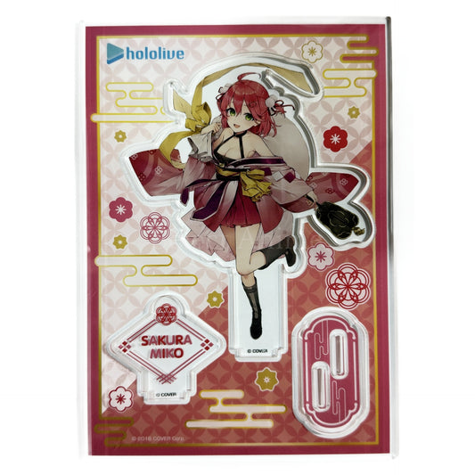 Sakura Miko Seven Lucky Gods Outfit VTuber Hololive Acrylic Stand Post Office Limited [USED]
