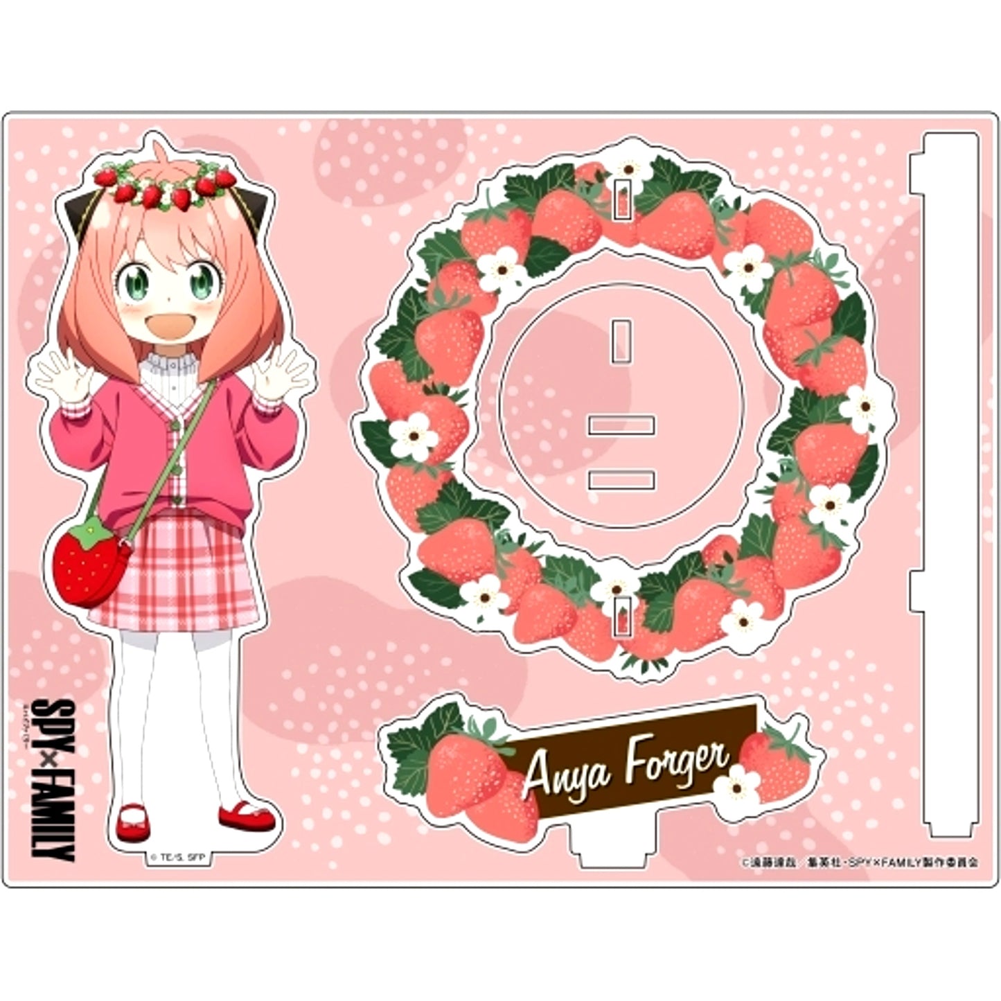 Anya Forger Strawberry SPY x FAMILY Acrylic Stand L Fruits [USED]