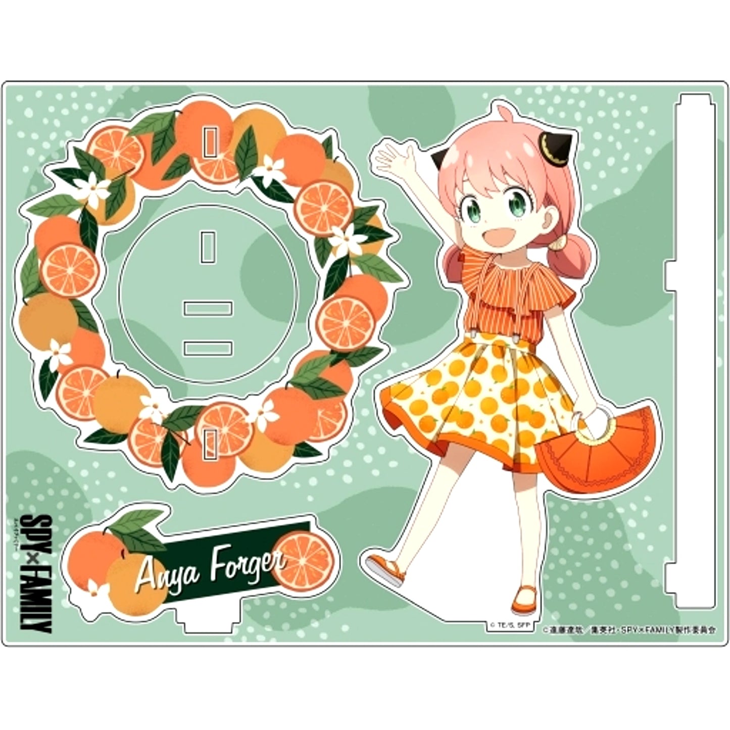 Anya Forger Orange SPY x FAMILY Acrylic Stand L Fruits [USED]