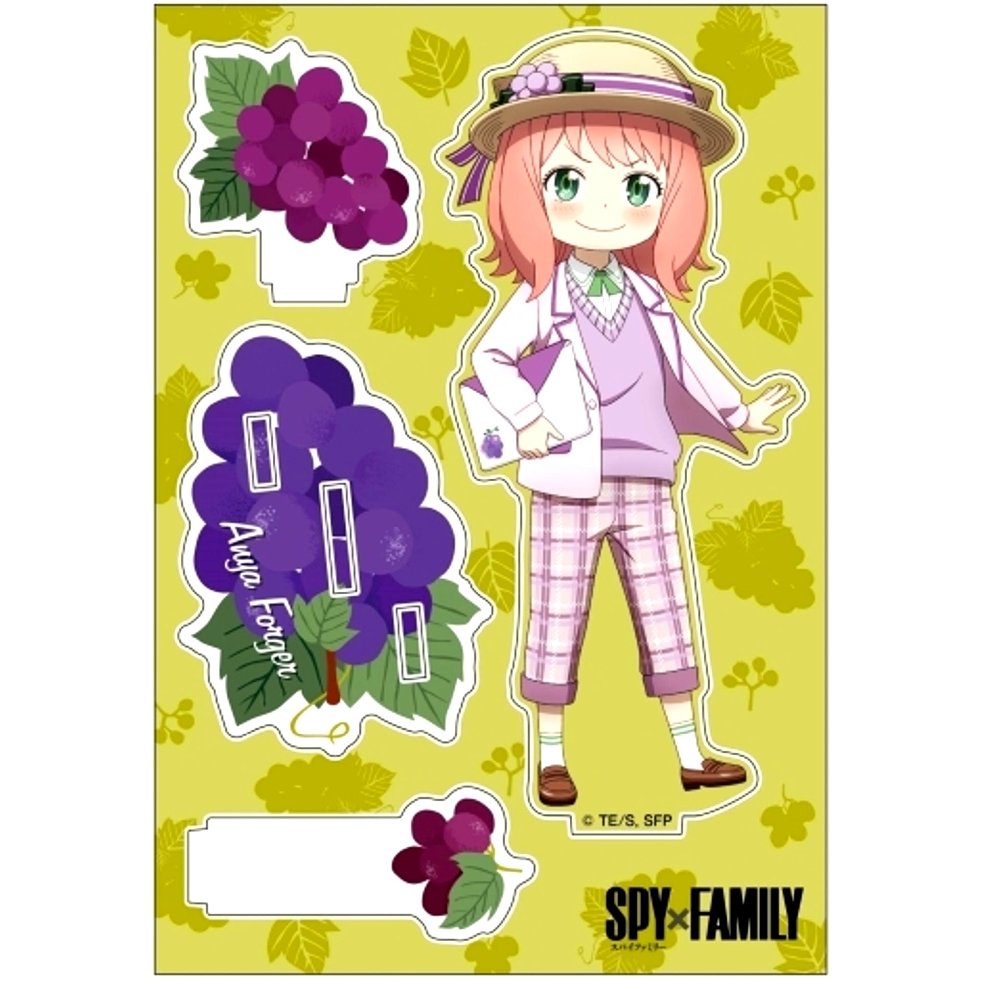 Anya Forger Grape Acrylic Stand Fruits Spy x Family [USED]