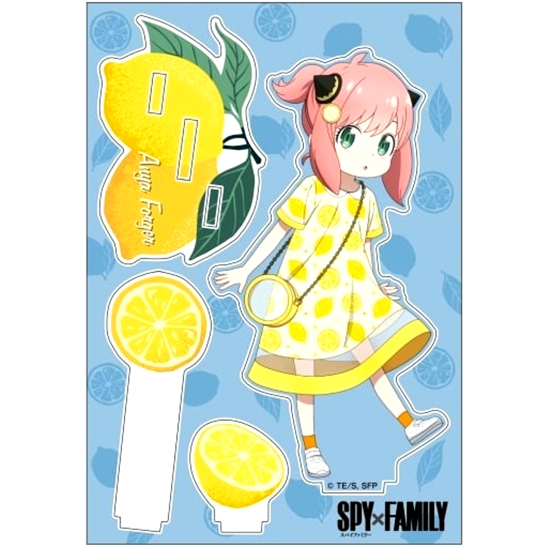Anya Forger Lemon SPY x FAMILY Acrylic Stand Fruit [USED]