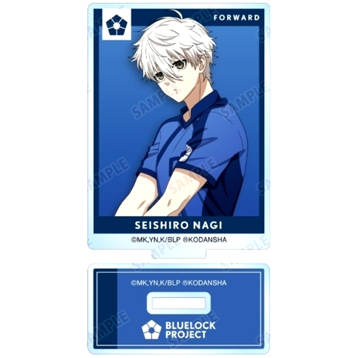 Seishiro Nagi B Blue Lock Illustration Trading Acrylic Stand Pre-match Preparation Ver. [USED]