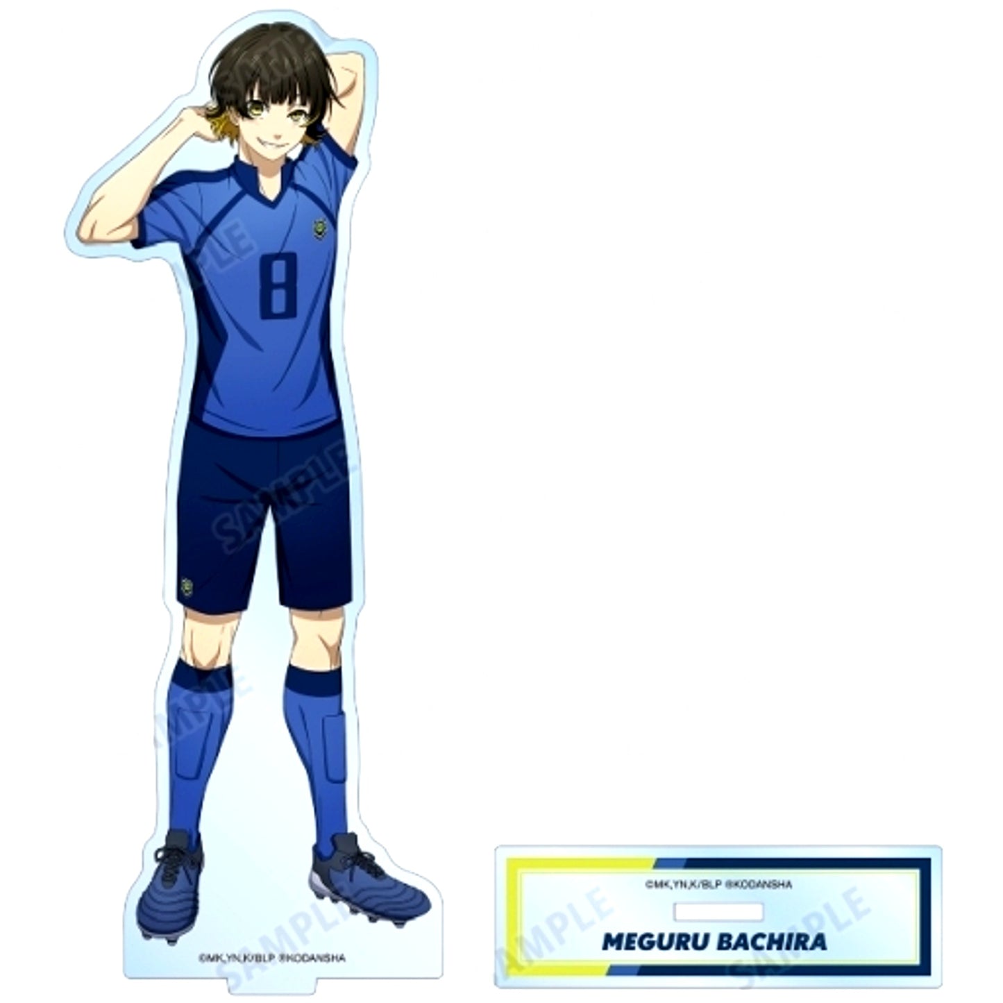 Meguru Bachira Pre-Match Preparation Ver. Blue Lock Illustration Big Acrylic Stand [USED]
