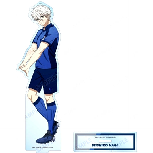 Seishiro Nagi Pre-Match Preparation Ver. Blue Lock Illustration Big Acrylic Stand [USED]