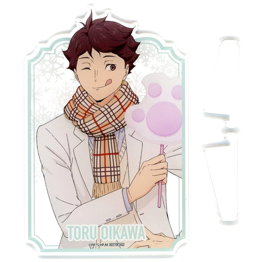 Haikyu!! Toru Oikawa Acrylic Board Asobitsukuse!! in Namja Town Winter Ver. Limited Mini Game: Deliver the Fateful Serve! Game Set! Prize Acrylic Item [USED]