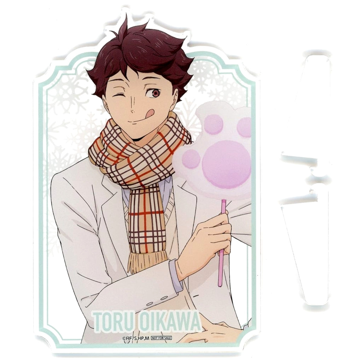 Haikyu!! Toru Oikawa Acrylic Board Asobitsukuse!! in Namja Town Winter Ver. Limited Mini Game: Deliver the Fateful Serve! Game Set! Prize Acrylic Item [USED]