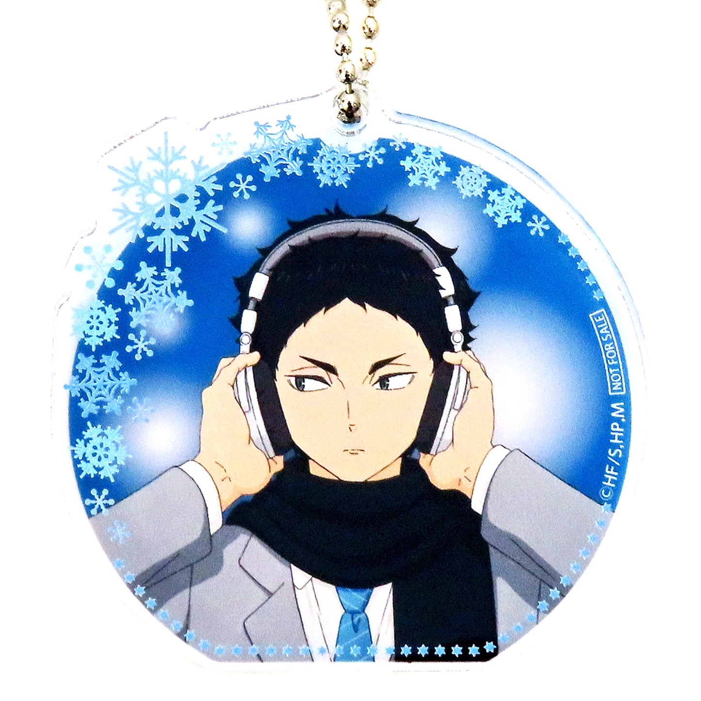 Keiji Akaashi Acrylic Block Haikyu!! Play to the Fullest!! in Namjatown Winter Version Minigame Decide! Serve of Destiny! Point Capture! Prize [USED]