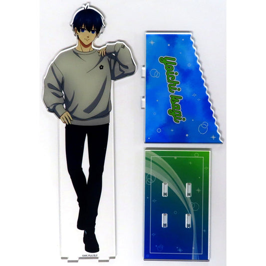 Yoichi Isagi Big Acrylic Stand Blue Lock x Right-on [USED]