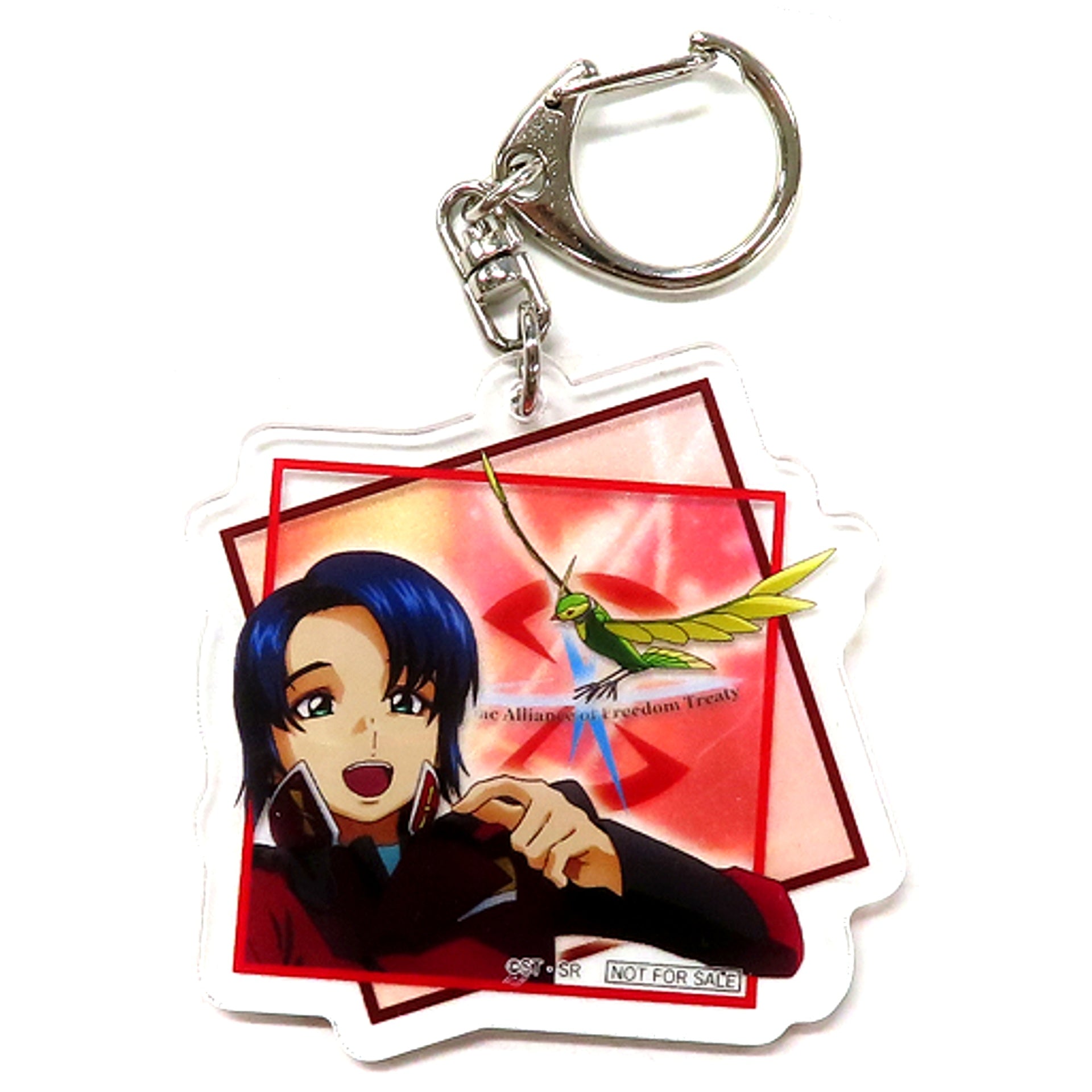 Athrun Zala Mobile Suit Gundam SEED 20th Anniversary Official Book Acrylic Keychain Movic Purchase Bonus [USED]