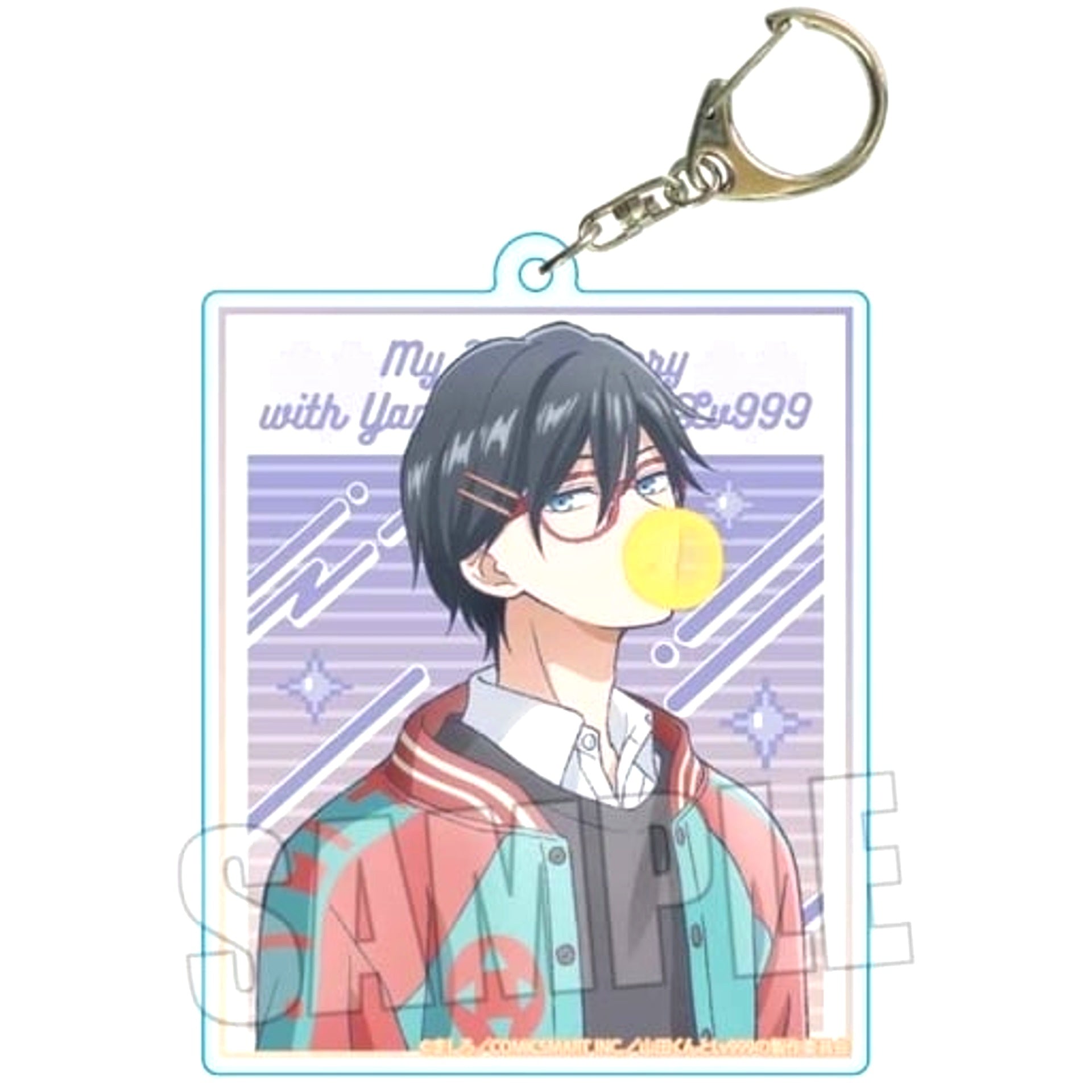Akito Yamada Retro Pop My Love Story with Yamada-kun at Lv999 Big Acrylic Keychain [USED]