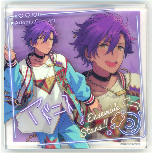 Adonis Otogari Ensemble Stars!! Memorial Square Acrylic Block China 7th Anniversary Goods [USED]