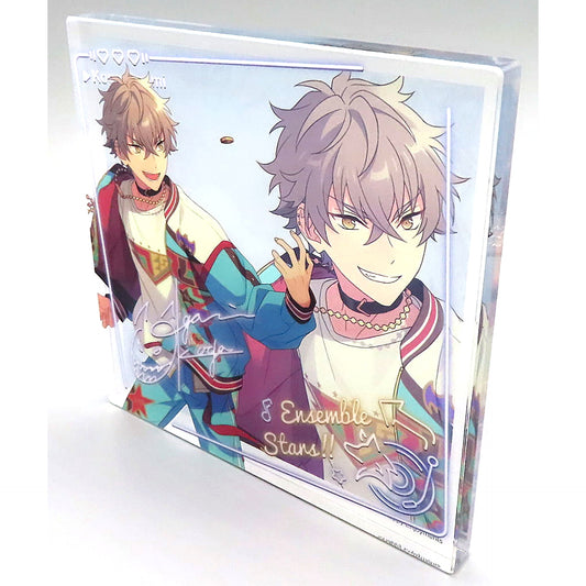 Koga Oogami Ensemble Stars!! Commemorative Acrylic Block Square China 7th Anniversary Commemorative Goods [USED]