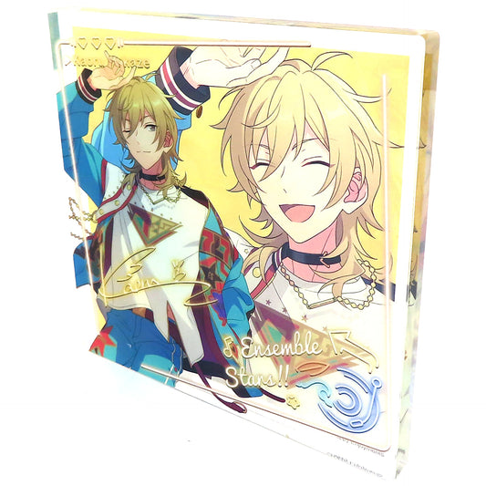 Kaoru Hakaze Ensemble Stars!! Commemorative Acrylic Block Square China 7th Anniversary Commemorative Goods [USED]