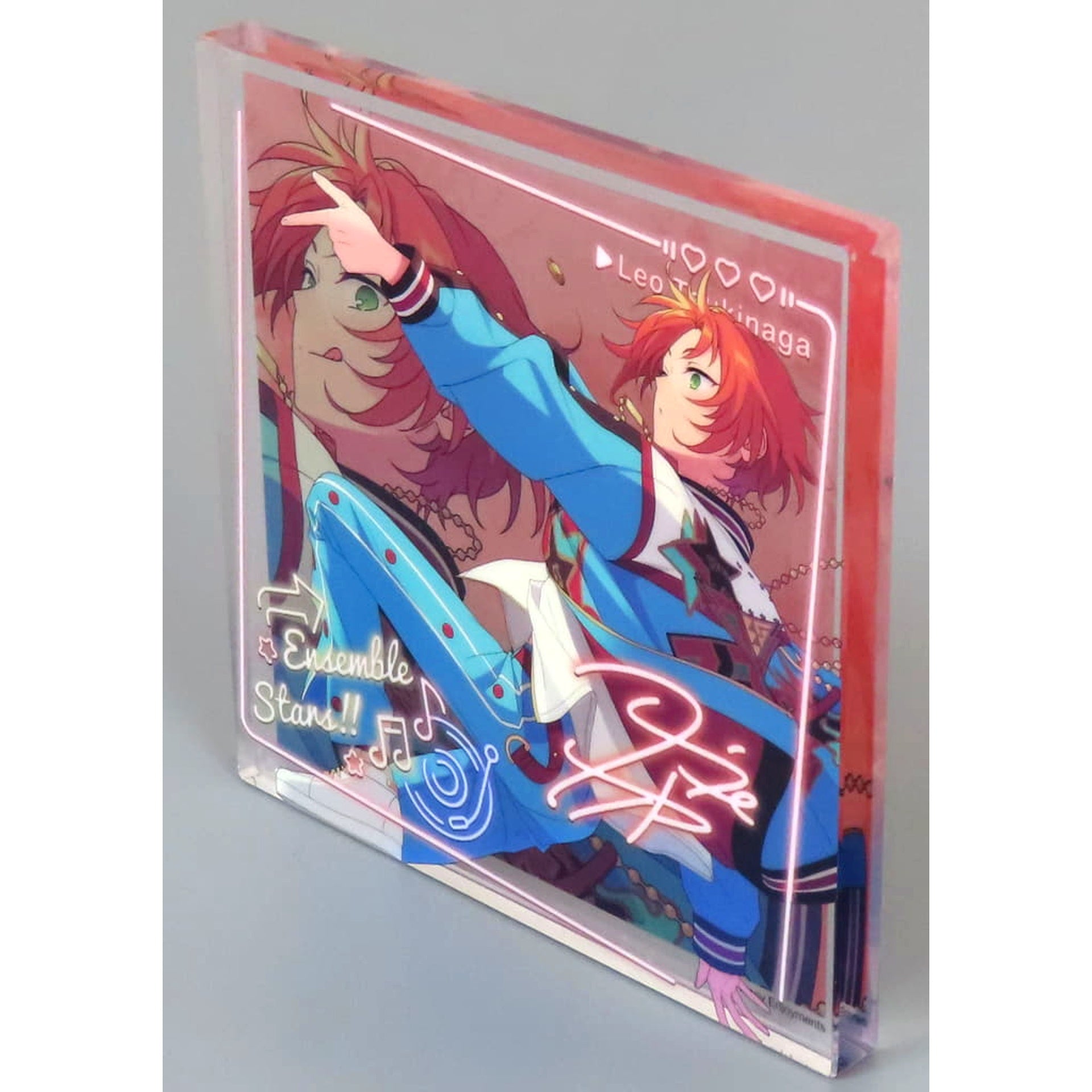 Leo Tsukinaga Ensemble Stars!! Commemorative Acrylic Block Square China 7th Anniv. Goods [USED]