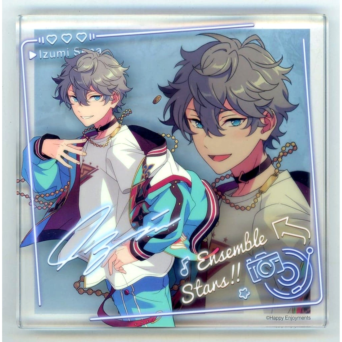Izumi Sena Ensemble Stars!! Commemorative Acrylic Block Square China 7th Anniversary Commemorative Goods [USED]