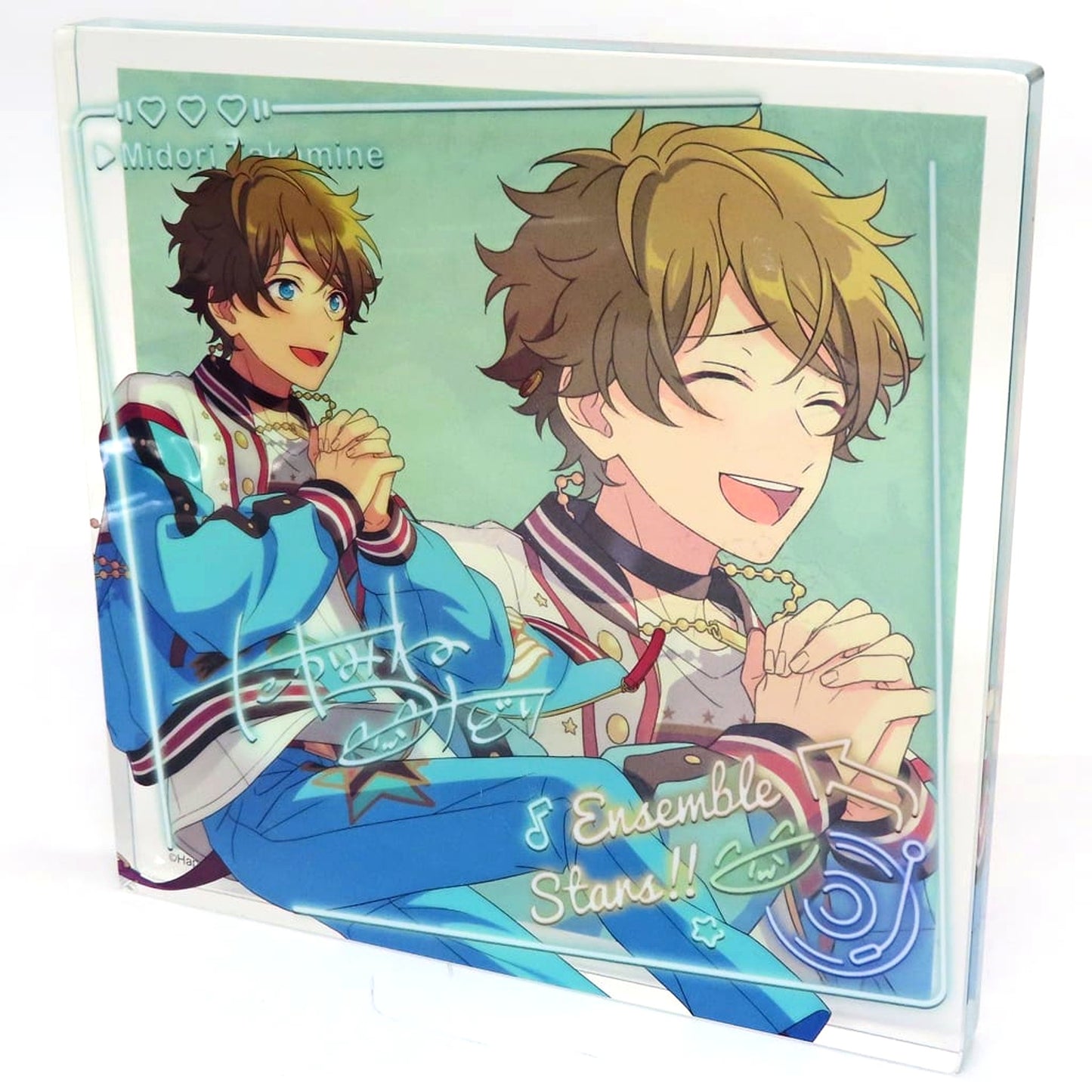 Midori Takamine Ensemble Stars!! Commemorative Acrylic Block Square China 7th Anniversary Commemorative Goods [USED]