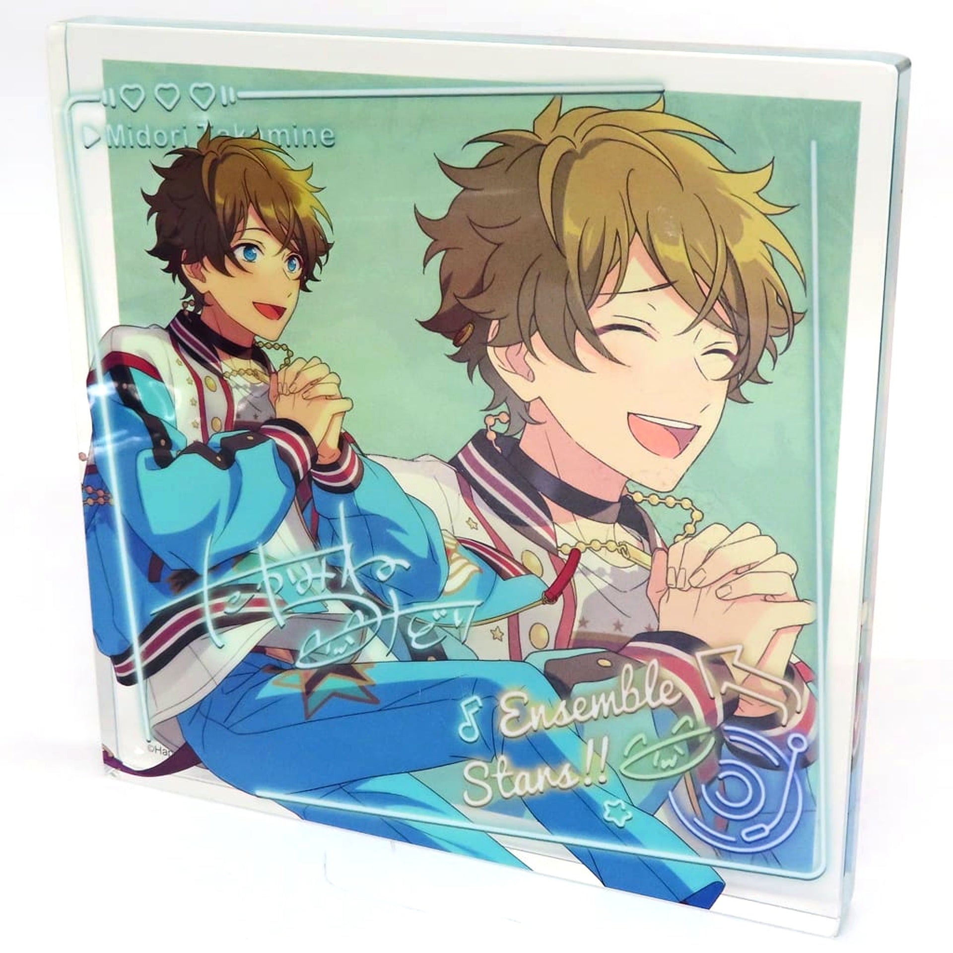 Midori Takamine Ensemble Stars!! Commemorative Acrylic Block Square China 7th Anniversary Commemorative Goods [USED]
