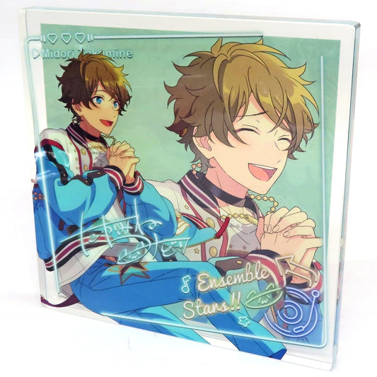 Midori Takamine Ensemble Stars!! Commemorative Acrylic Block Square China 7th Anniversary Commemorative Goods [USED]