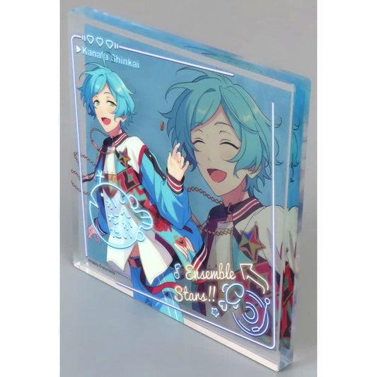 Kanata Shinkai Ensemble Stars!! Commemorative Acrylic Block Square China 7th Anniversary Commemorative Goods [USED]