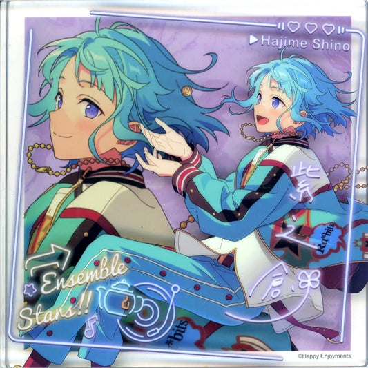 Hajime Shino Ensemble Stars!! Commemorative Acrylic Block Square China 7th Anniv. Goods [USED]
