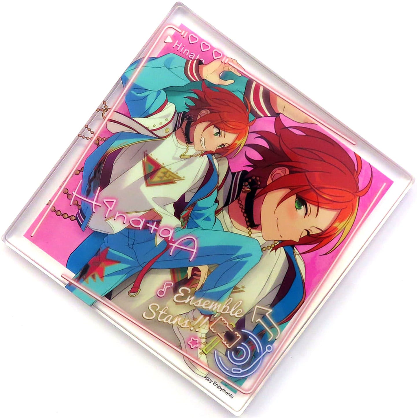 Hinata Aoi Ensemble Stars!! Commemorative Acrylic Block Square China 7th Anniversary [USED]