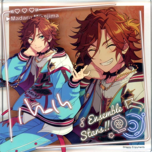 Madara Mikejima Ensemble Stars!! Commemorative Acrylic Block Square China 7th Anniversary Commemorative Goods [USED]