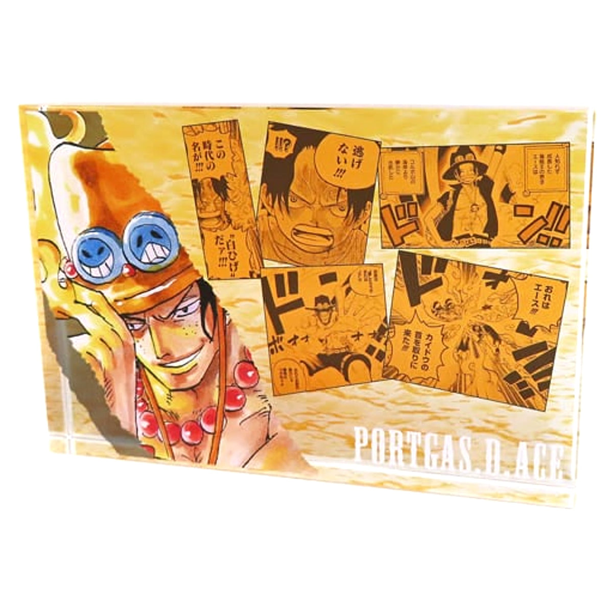 One Piece Portgas D. Ace Heroes Acrylic Block 2024 Acrylic Item [USED]